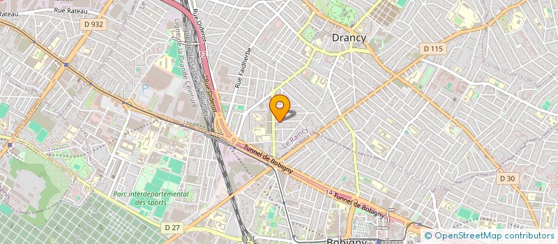 localisation de l'entreprise ZHOU XIONG DI à DRANCY