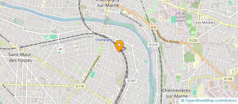 localisation de l'entreprise ZHOU-ZHENG à SAINT-MAUR-DES-FOSSES