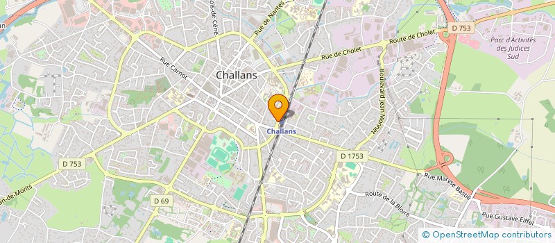 localisation de l'entreprise ZHOULIN à CHALLANS