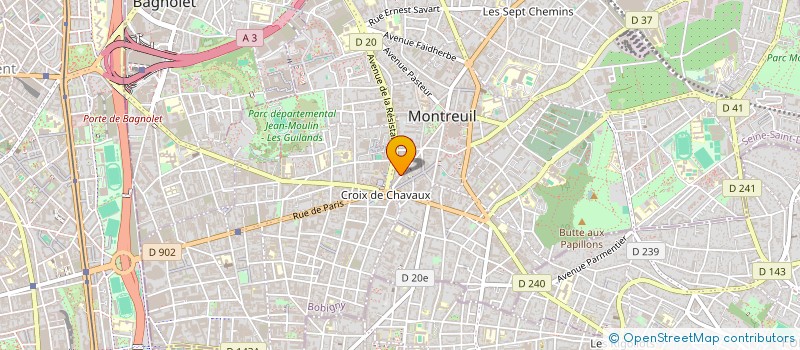 localisation de l'entreprise ZHOUR à MONTREUIL