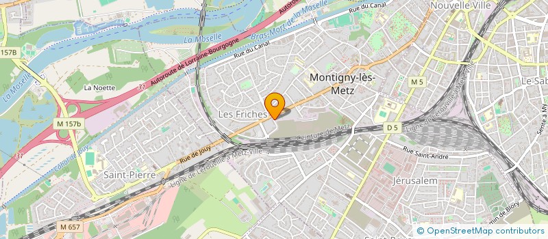 localisation de l'entreprise ZHOUWY  MONTIGNY-LES-METZ