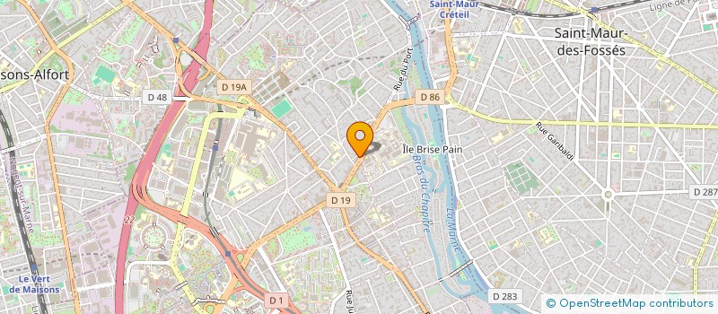 localisation de l'entreprise ZHT PARIS à CRETEIL