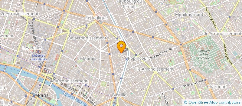 localisation de l'entreprise ZHU  PARIS