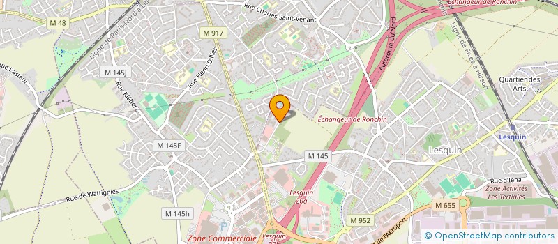 localisation de l'entreprise ZHU à LESQUIN