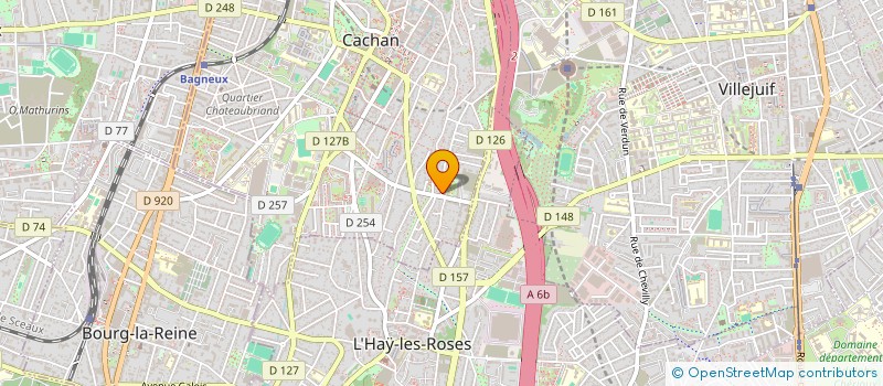 localisation de l'entreprise ZHU IMMO  CACHAN