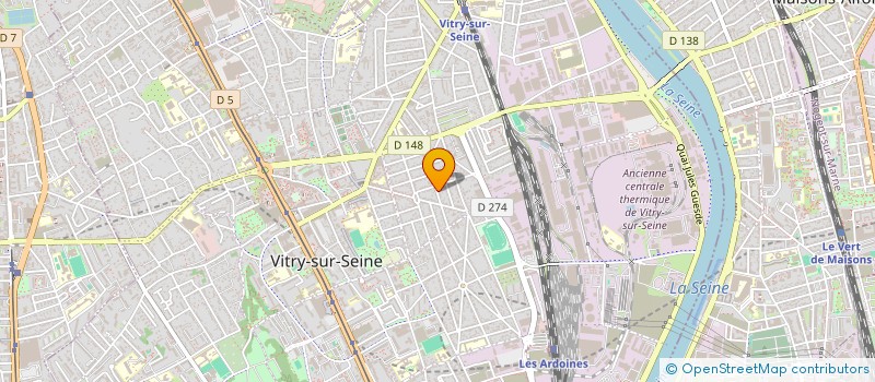 localisation de l'entreprise ZHU IMMOBILIER  VITRY-SUR-SEINE