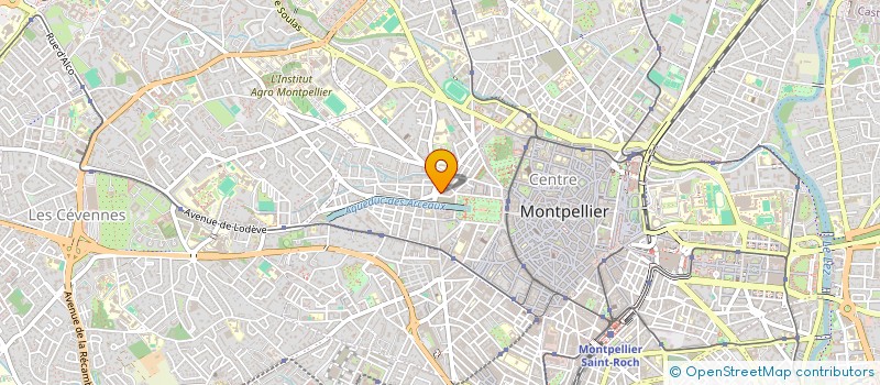 localisation de l'entreprise ZI à MONTPELLIER