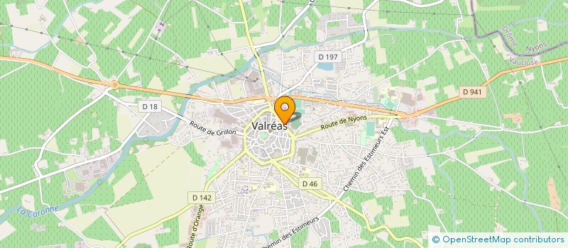 localisation de l'entreprise ZI DS à VALREAS