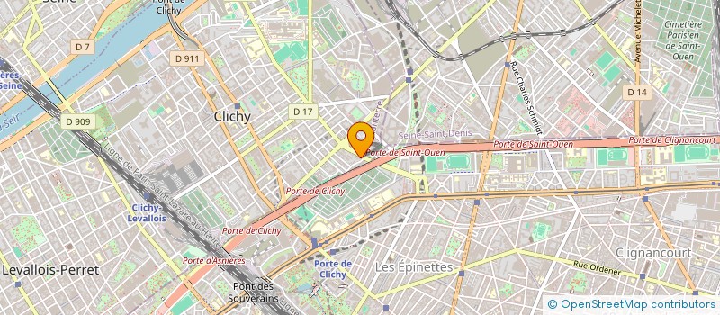 localisation de l'entreprise ZI EPICERIE à CLICHY