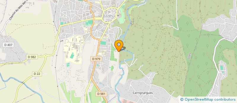 localisation de l'entreprise ZI.LAU  UZES