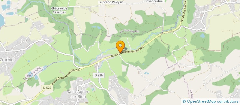 localisation de l'entreprise ZI LE MOULE  SAINT-AGNIN-SUR-BION