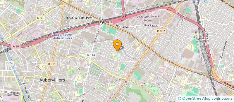 localisation de l'entreprise ZIACH VTC  AUBERVILLIERS