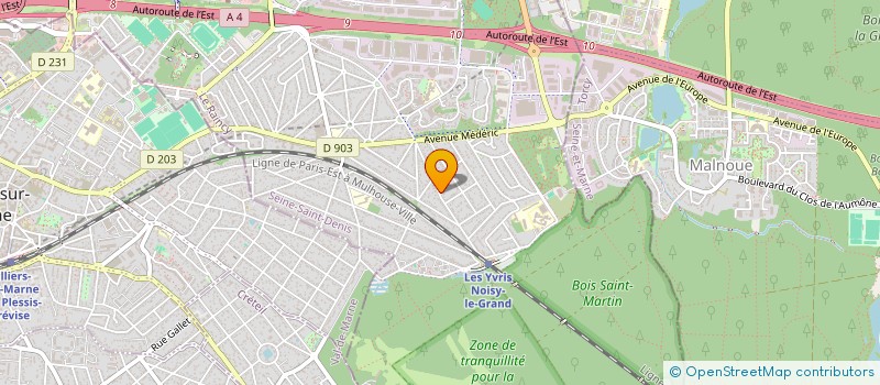 localisation de l'entreprise ZIADA MECANIQUE INDUSTRIELLE  NOISY-LE-GRAND