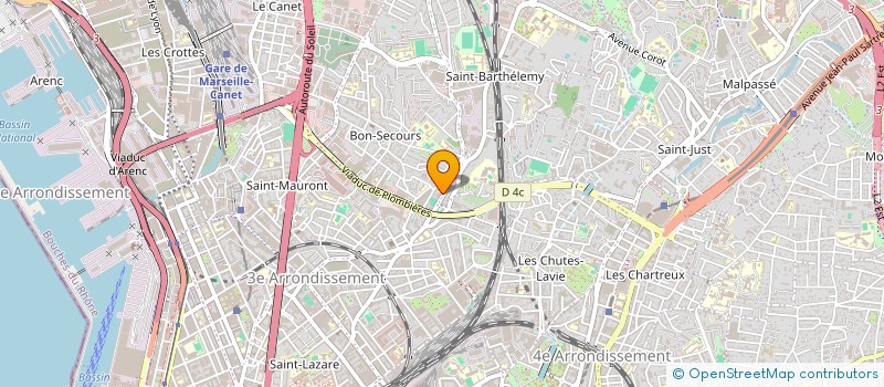localisation de l'entreprise ZIALUCE à MARSEILLE