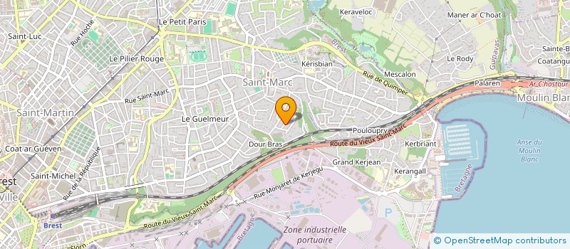 localisation de l'entreprise ZIAM  BREST