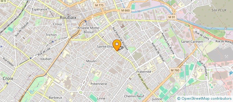 localisation de l'entreprise ZIANA SISTERS BY ZOHRA & THANAIS  ROUBAIX