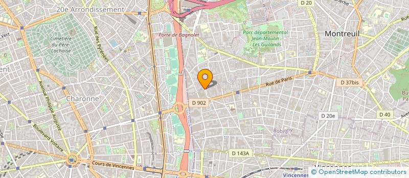 localisation de l'entreprise ZIANE ABDELKADER ET ABDERRAHMA à MONTREUIL