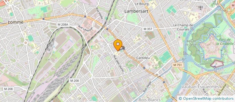 localisation de l'entreprise ZIANE - LUDER à LILLE
