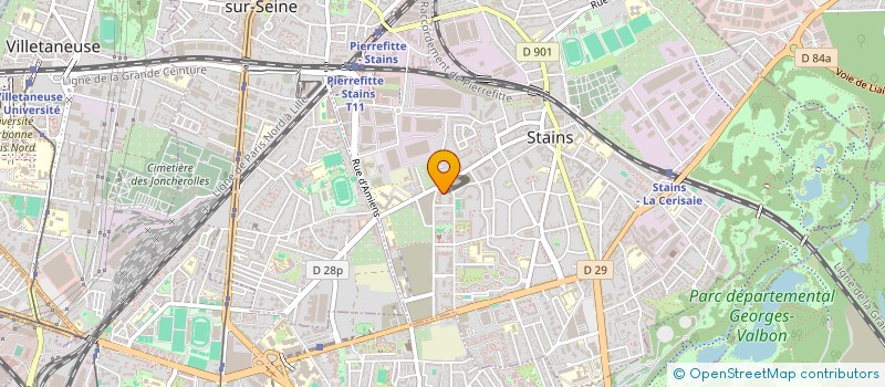 localisation de l'entreprise ZIANETANCHE à STAINS