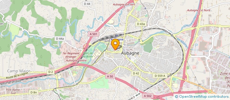 localisation de l'entreprise ZIANI à AUBAGNE