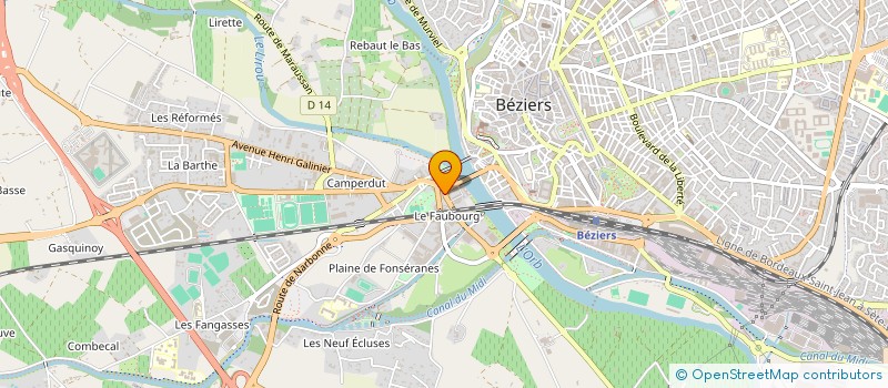 localisation de l'entreprise ZIANI'S DIGITAL  BEZIERS