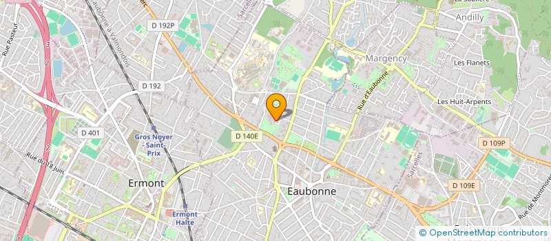 localisation de l'entreprise ZIANI TRANSPORT à EAUBONNE