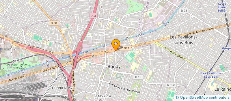 localisation de l'entreprise ZIANIDES à BONDY