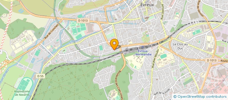 localisation de l'entreprise ZIANK  EVREUX