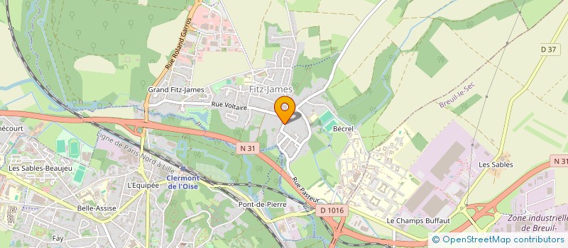 localisation de l'entreprise ZIAPASAPA  FITZ-JAMES