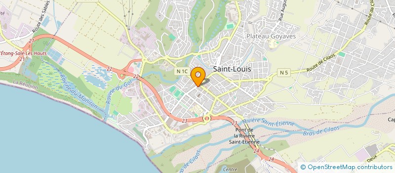 localisation de l'entreprise ZIARA  SAINT-LOUIS