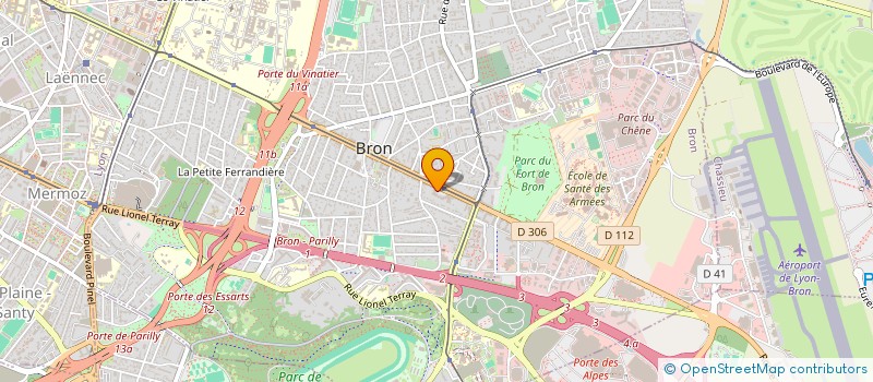localisation de l'entreprise ZIBANEXPRESS à BRON