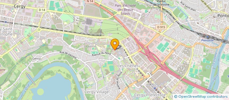 localisation de l'entreprise ZIBI / SOUBEYRAN INDIVISION  CERGY