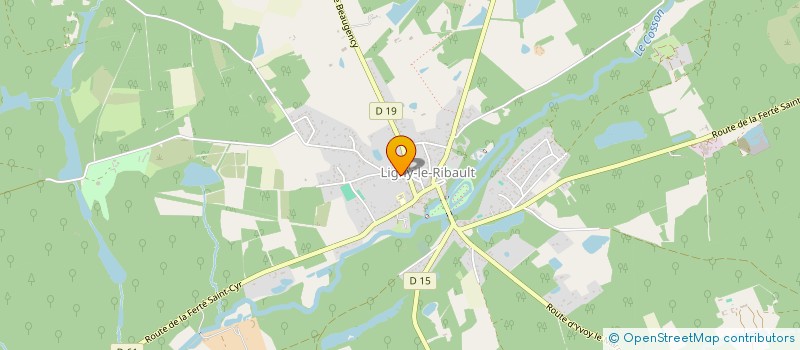 localisation de l'entreprise ZIBOUDOMI à LIGNY-LE-RIBAULT