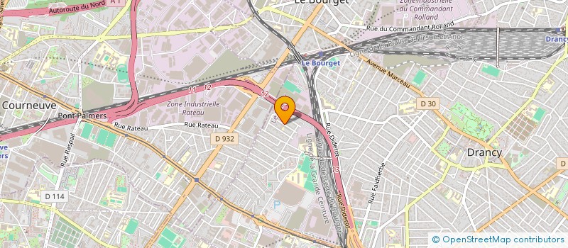 localisation de l'entreprise ZIC BAT à DRANCY