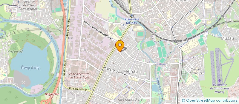 localisation de l'entreprise ZIC'PARTY à STRASBOURG