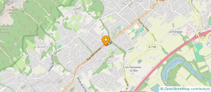 localisation de l'entreprise ZIC38  MONTBONNOT-SAINT-MARTIN