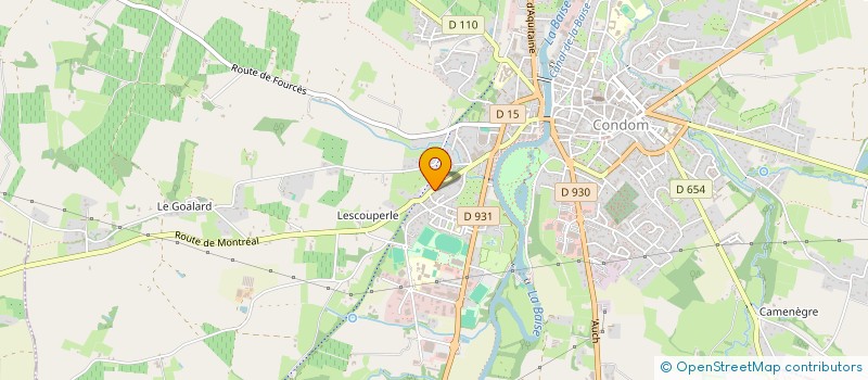 localisation de l'entreprise ZICAGRI  CONDOM