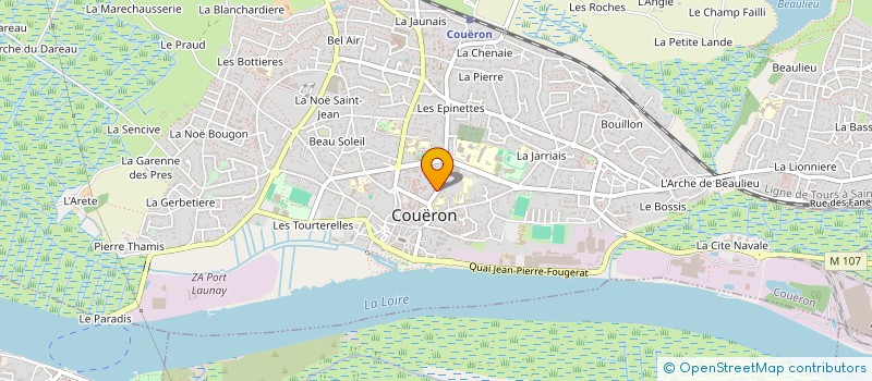 localisation de l'entreprise ZICAXION à COUERON