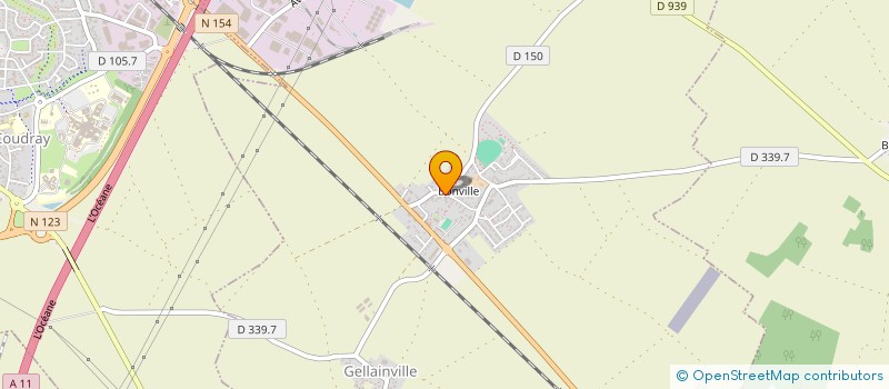 localisation de l'entreprise ZICH INVEST à GELLAINVILLE