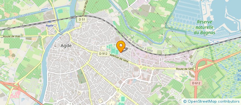 localisation de l'entreprise ZICK EN STOCK EVENEMENTS  AGDE