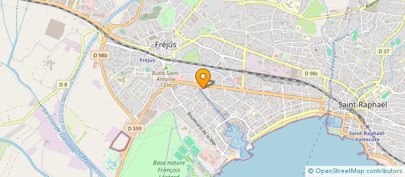 localisation de l'entreprise ZICOS à FREJUS