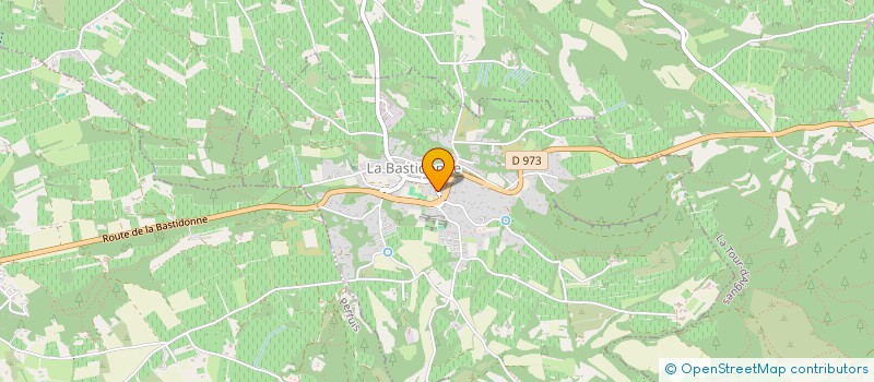 localisation de l'entreprise ZICPOURTOUS  LA BASTIDONNE