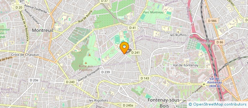 localisation de l'entreprise ZID à MONTREUIL