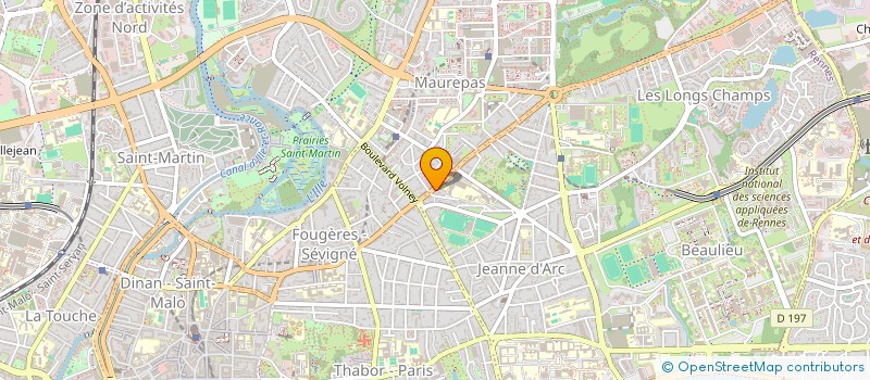 localisation de l'entreprise ZID  RENNES