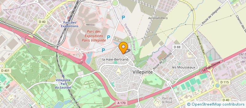 localisation de l'entreprise ZIDABEN à VILLEPINTE