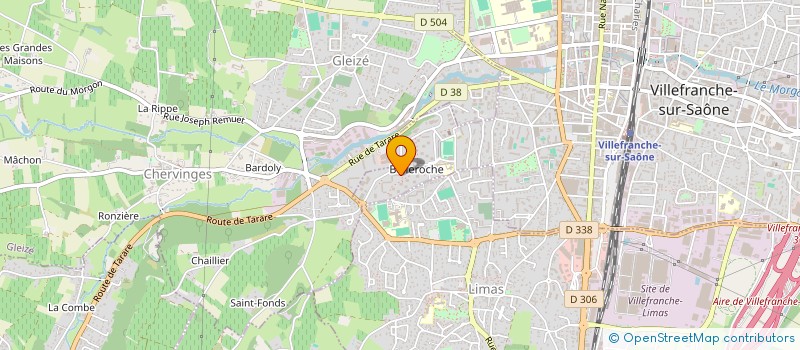 localisation de l'entreprise ZIDANE VTC à VILLEFRANCHE-SUR-SAONE