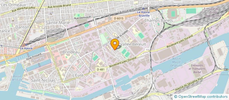 localisation de l'entreprise ZIDANI  LE HAVRE