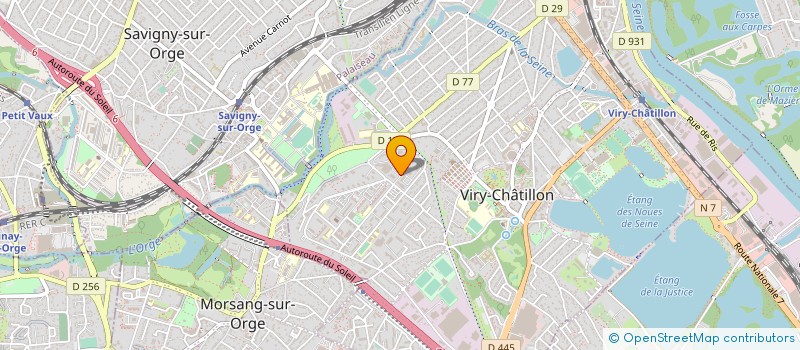 localisation de l'entreprise ZIDAR à VIRY-CHATILLON