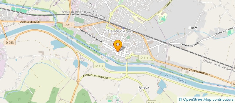 localisation de l'entreprise ZIDELMAL NOUALS à VALENCE