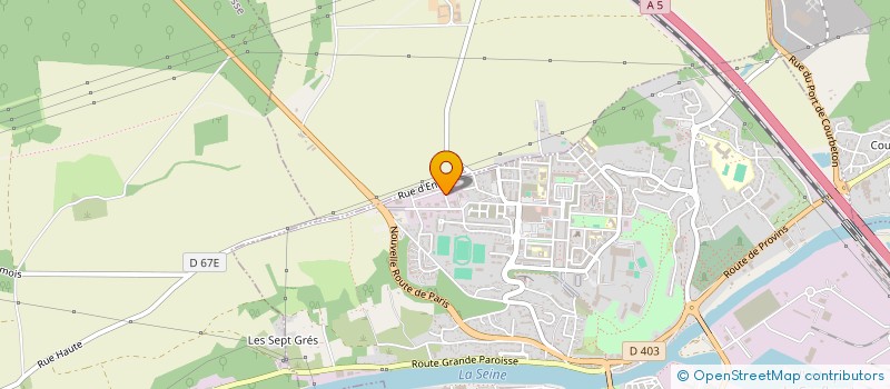 localisation de l'entreprise ZIDEX  MONTEREAU-FAULT-YONNE